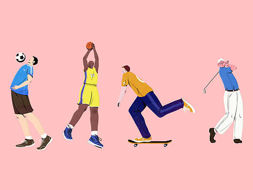 扁平化人物动态练习