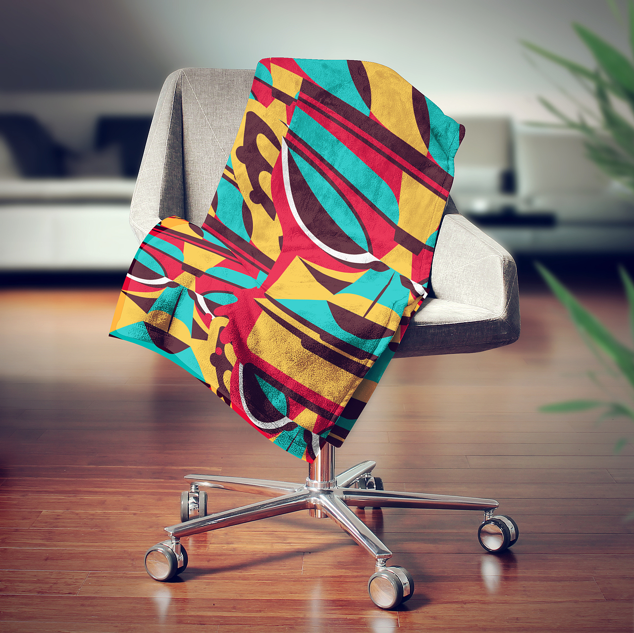 三星堆——扁平图腾风插画