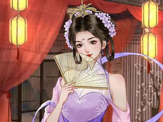 青楼系列人物插图，外加一张主题海报