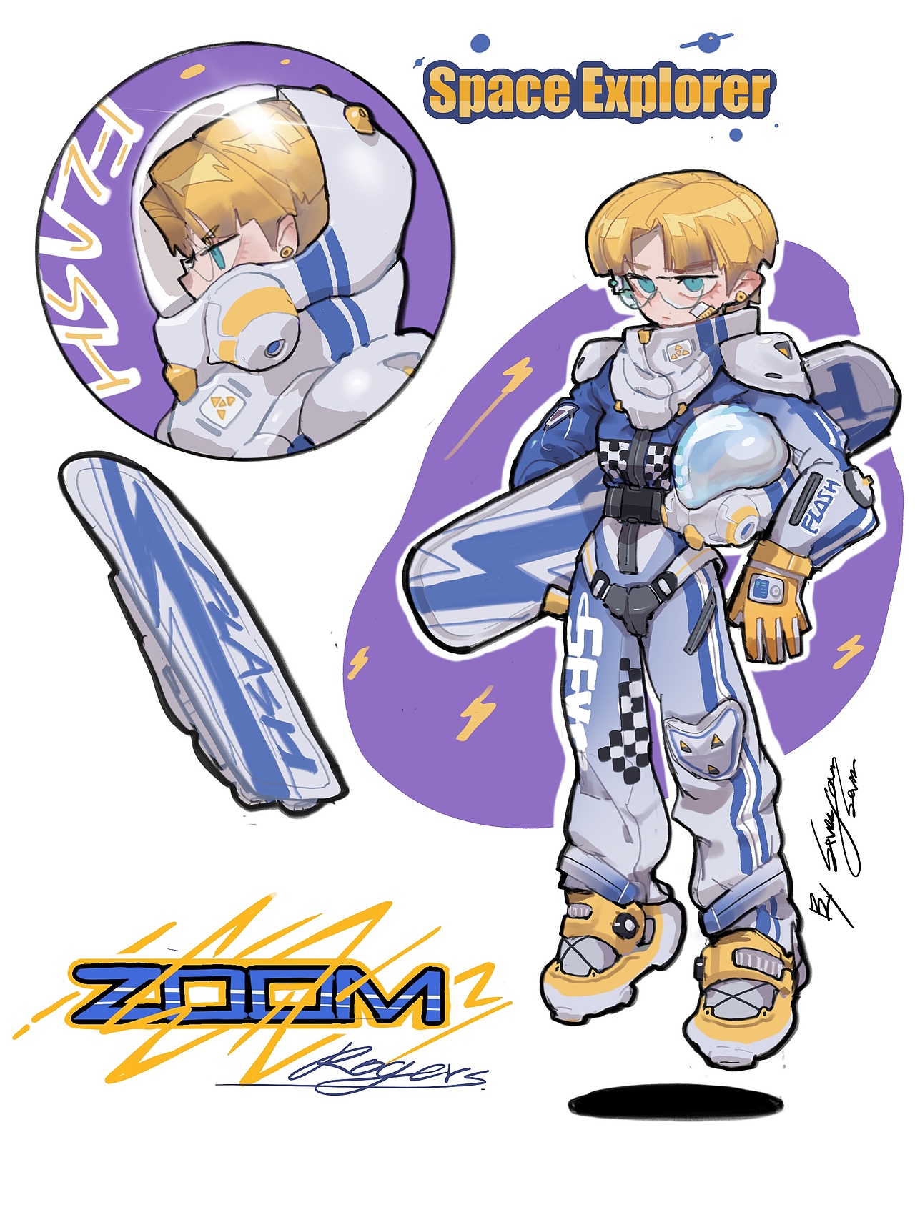 《#100》系列100个角色设计,进度%10🫡