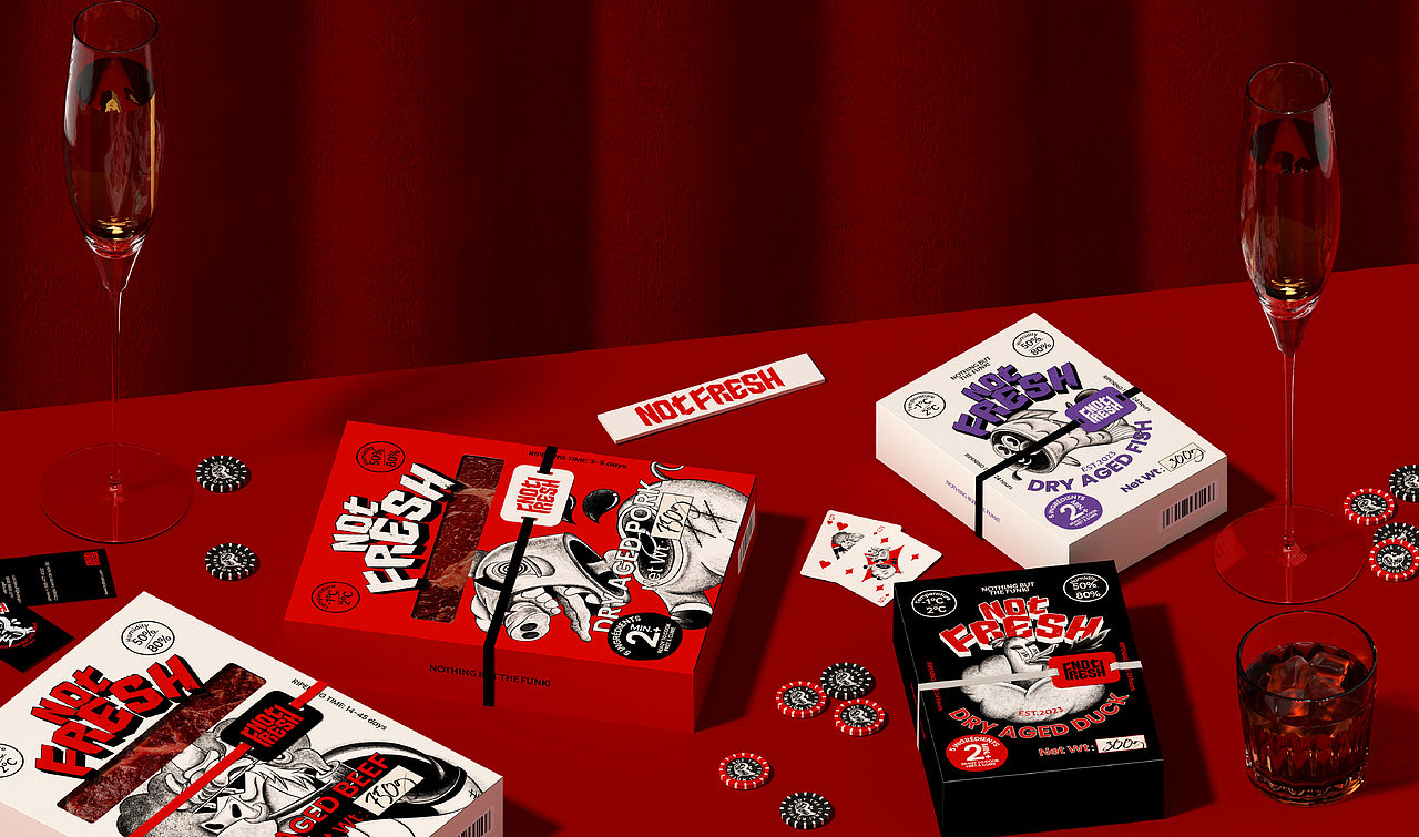 整点彩蛋xNotFresh熟成肉品牌视觉设计（图ZMzY1OTcyMTYw） - 品牌 - 站酷设计师整点彩蛋原创素材 - 站酷ZCOOL