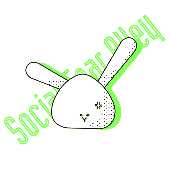 社恐巷街区形象——怂兔