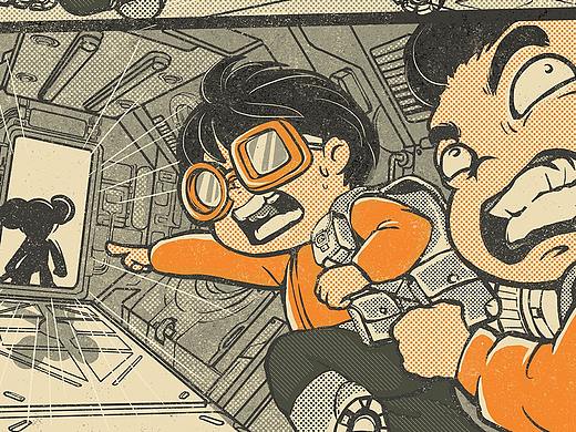 黑猪漫画 × 未来宝贝 - 坏熊猫 PART1