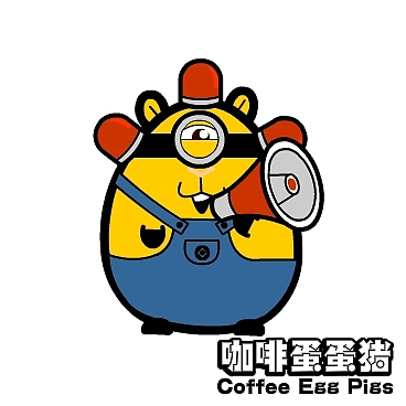 咖啡蛋蛋猪之小黄人（图ZMzA3OTY5NzY=） - 单幅漫画 - 站酷设计师柠檬人生原创素材 - 站酷ZCOOL