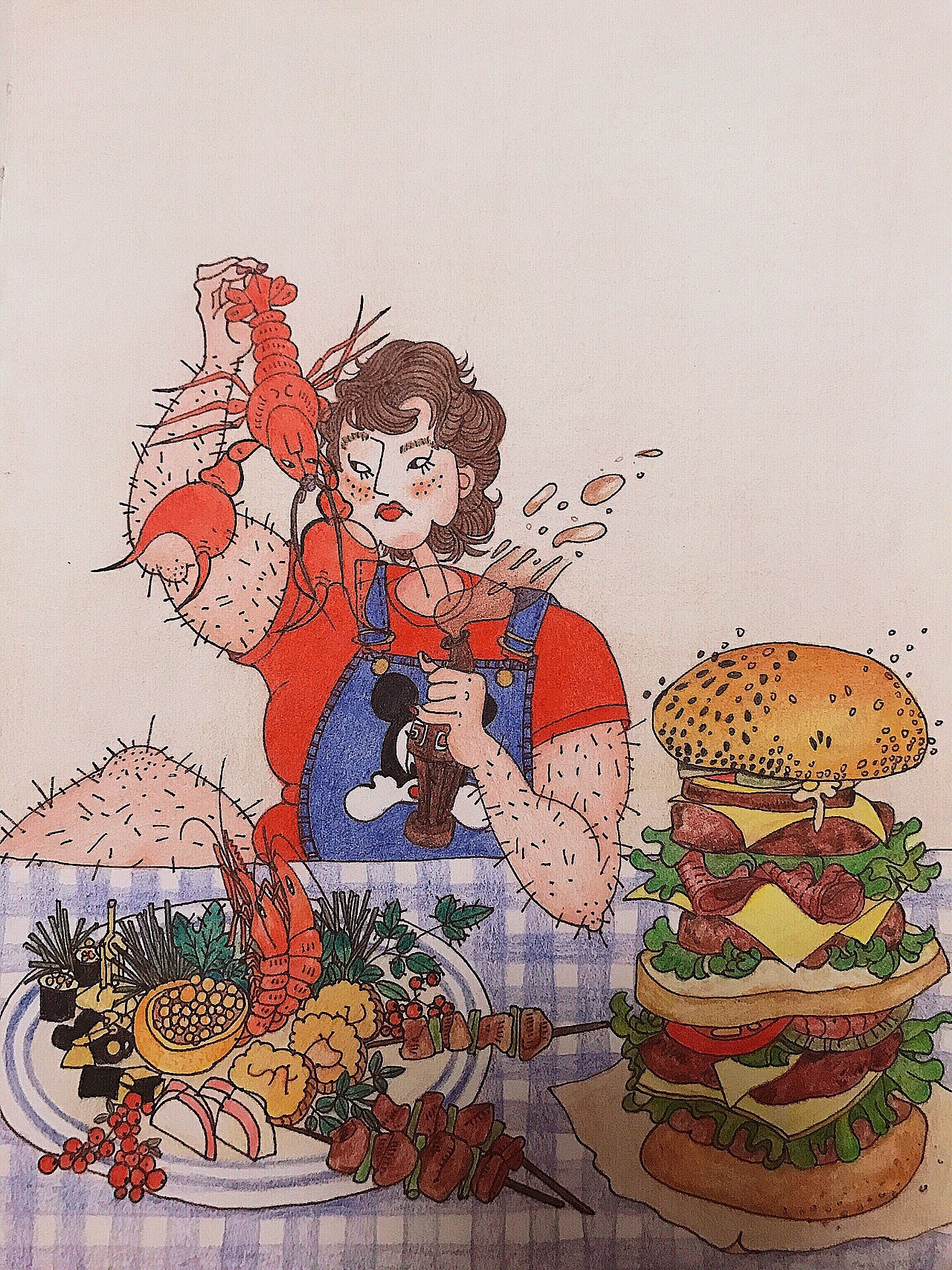 画的一些纯手绘彩铅小插画（图ZMjc5NDMxMDc2） - 艺术插画 - 站酷设计师雪雁君原创素材 - 站酷ZCOOL