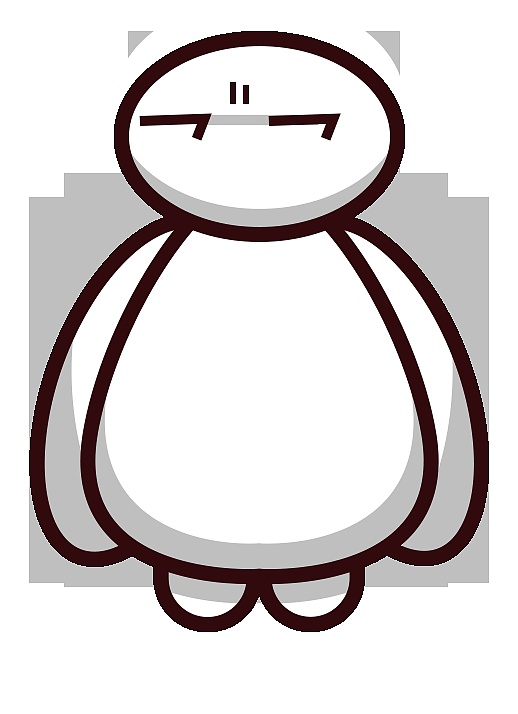 颜文字大白baymax透明文件下载