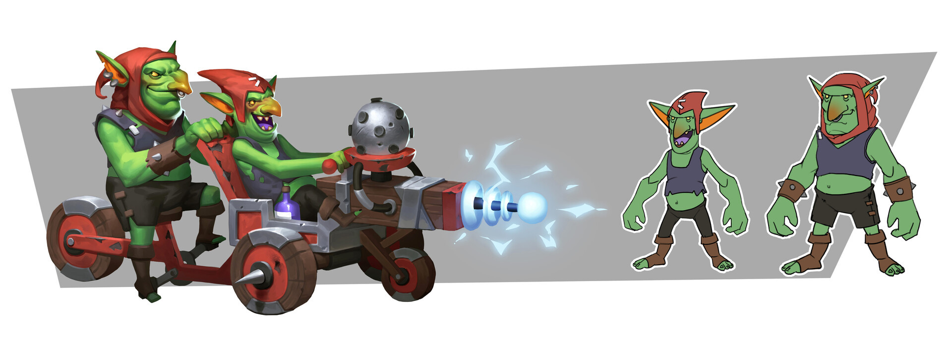 一组哥布林设计