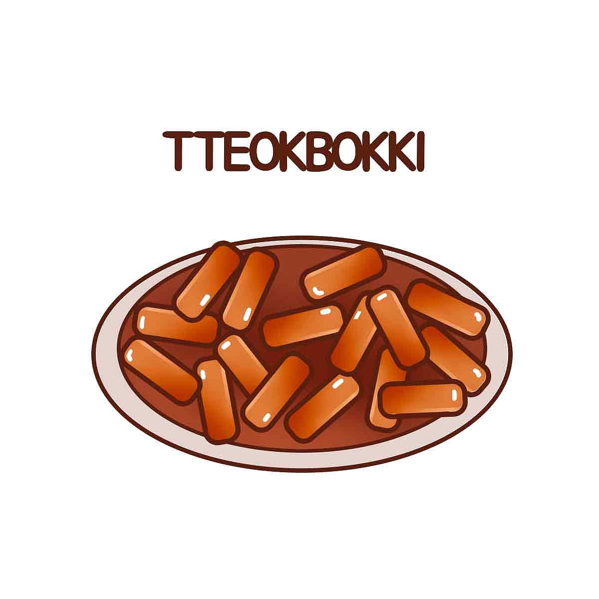 手绘韩餐(原创作品,已授权,勿商用