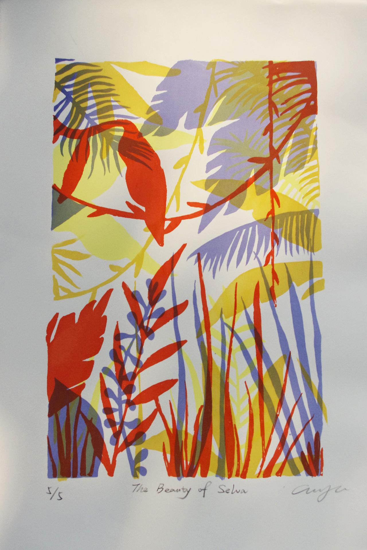 silkscreen printmaking 丝网印