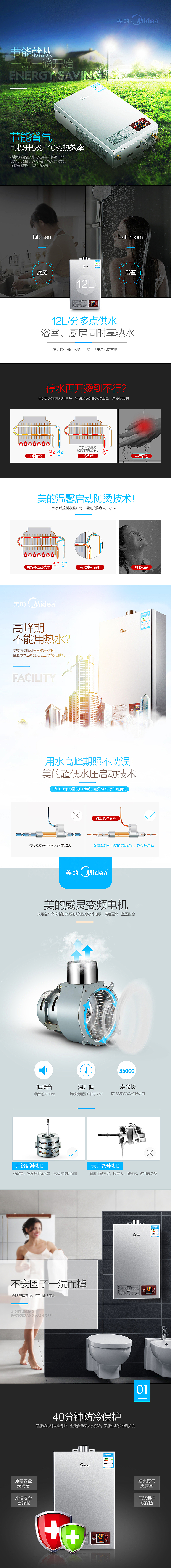 青年人设计-美的变频恒温电热水器详情页（图ZNDY4MTg5MzI=） - 电商 - 站酷设计师青年人设计原创素材 - 站酷ZCOOL