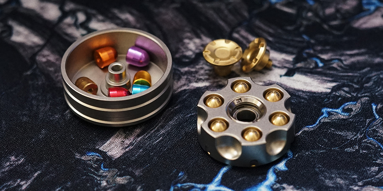 专属男人的edc玩具左轮指尖陀螺