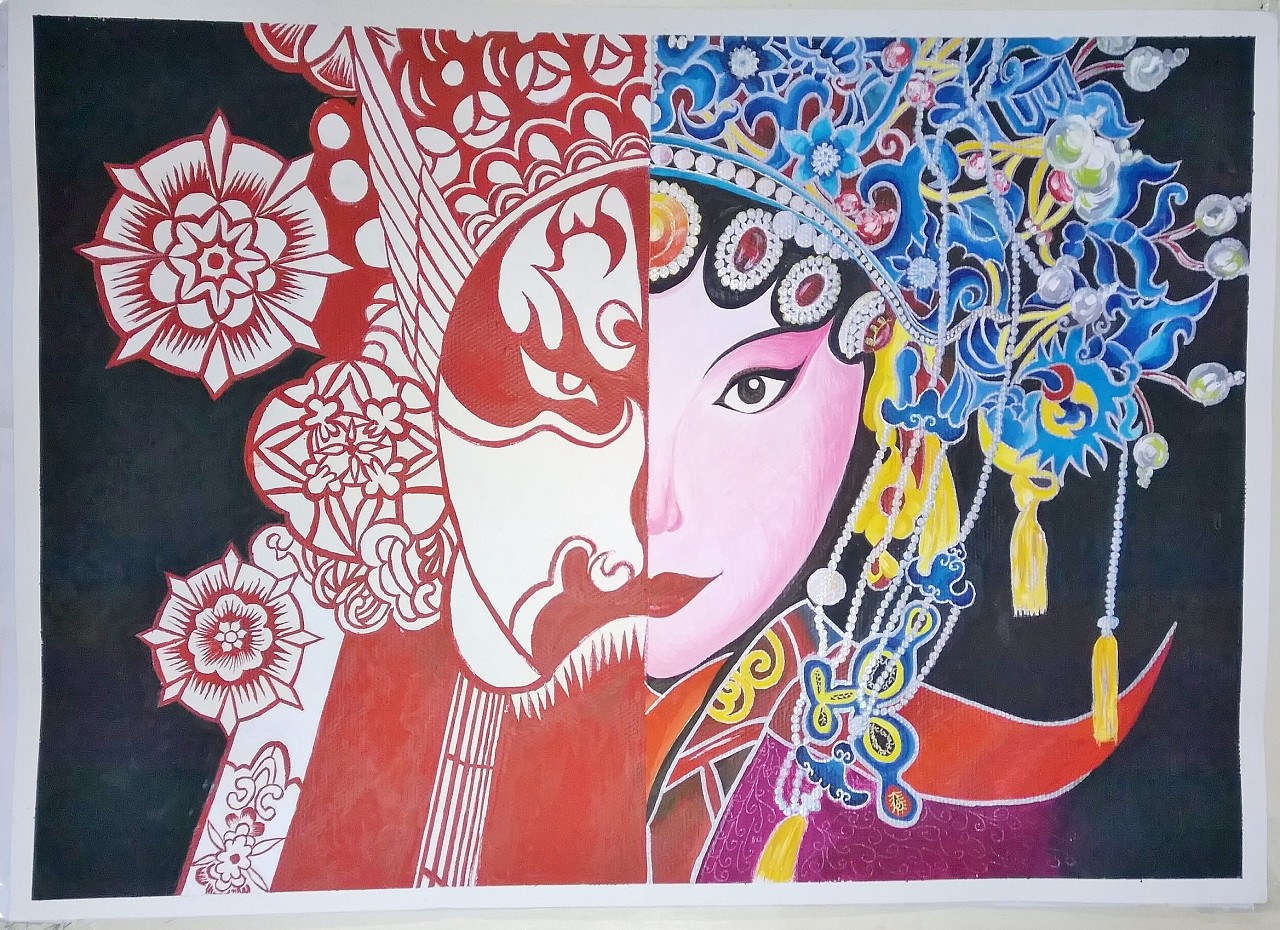 半面缘|插画|艺术插画|羽琪131433 - 原创作品 - 站酷 (zcool)