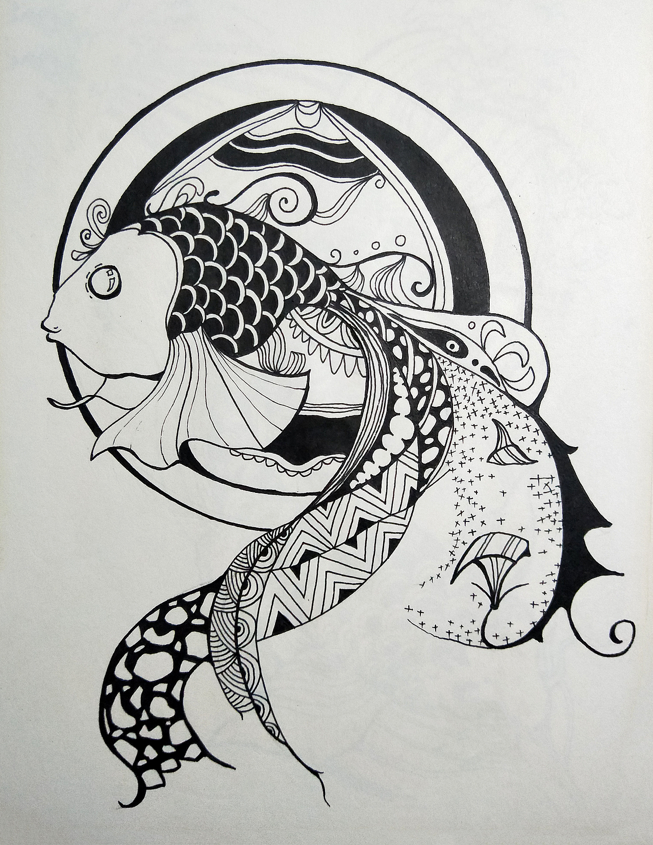 手绘黑白装饰插画（图ZMTI3NTQ0MTA0） - 创作习作 - 站酷设计师小惠惠Y原创素材 - 站酷ZCOOL