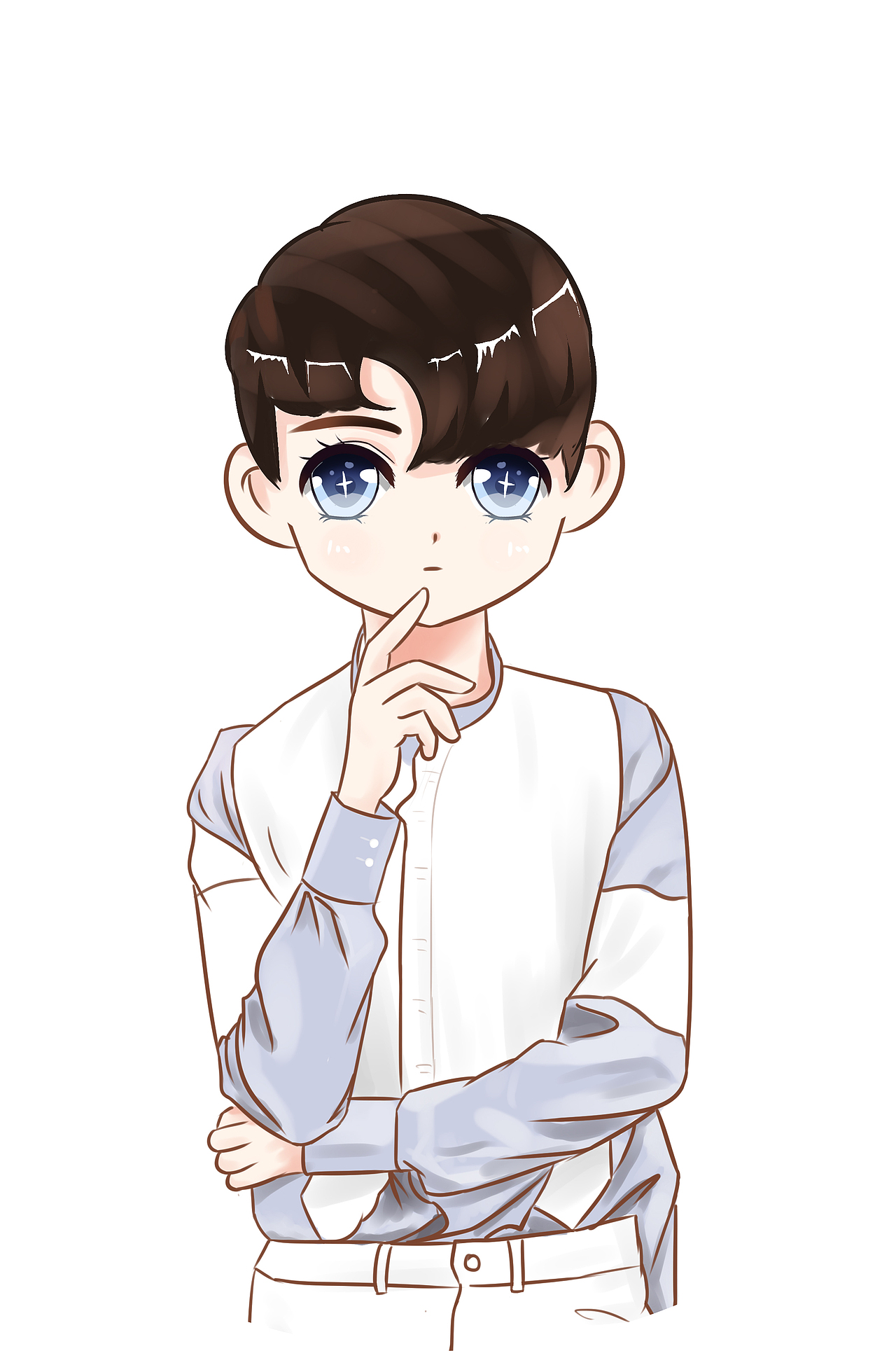 人物转手绘—任嘉伦（图ZODQ5MDM2Mjg=） - 单幅漫画 - 站酷设计师太懒原创素材 - 站酷ZCOOL