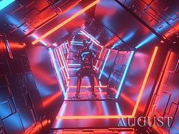 oc赛博朋克风渲染练习