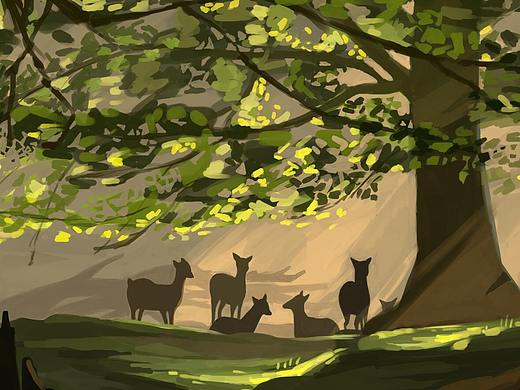 插画光影练习（个人主页-ZMjcyNzIzNDQ=） - 创作习作 - 站酷设计师Bluelue原创素材 - 站酷ZCOOL