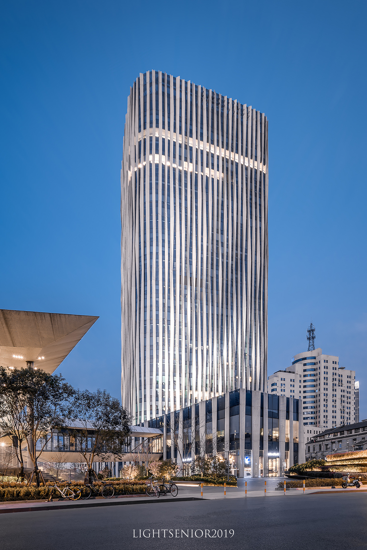 上海虹口soho夜景