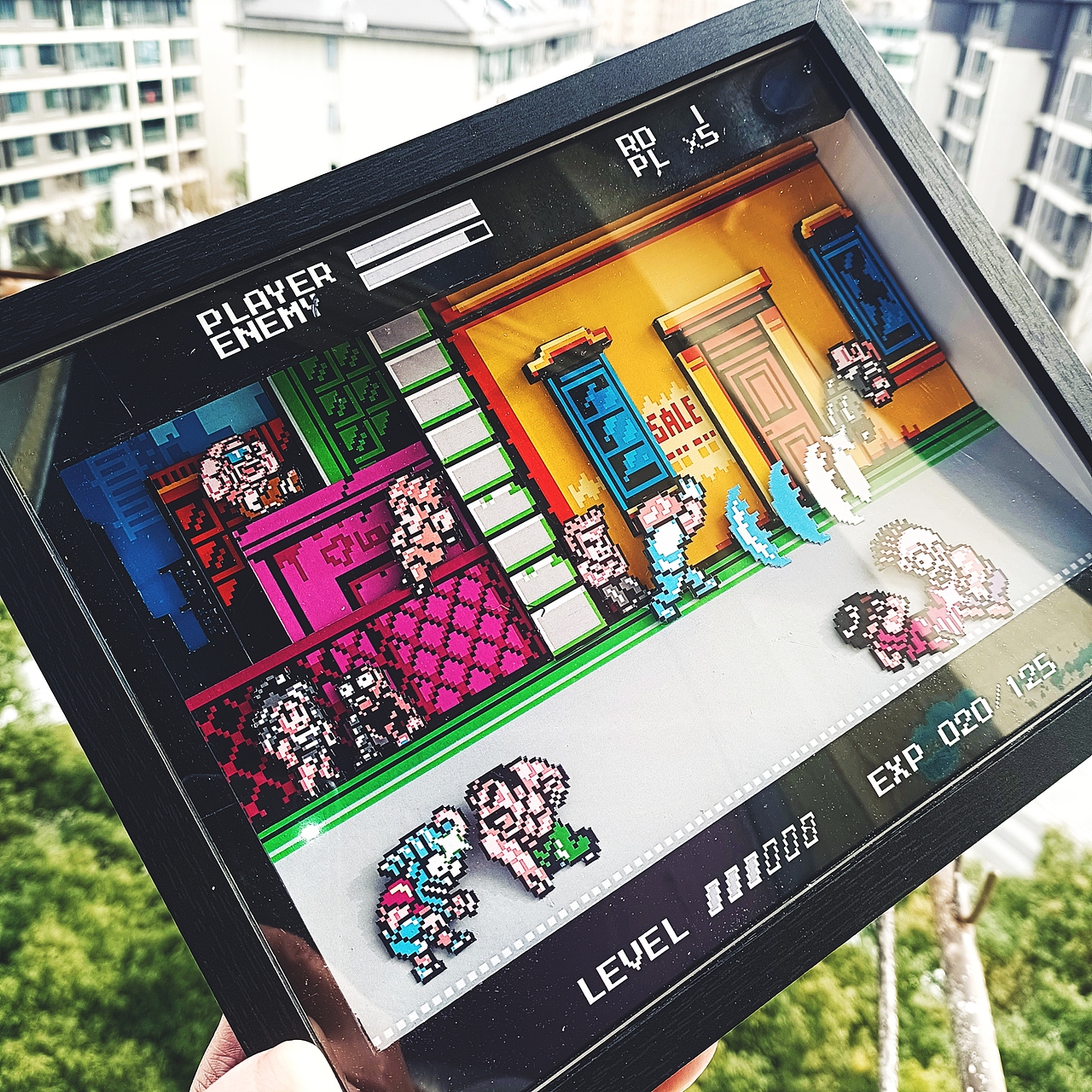 童年玩不起游戏系列之《快打旋风》立体相框