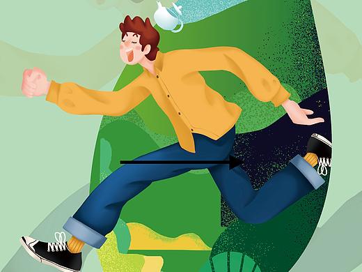 很久前的“喝茶漲姿勢(shì)”（個(gè)人主頁(yè)-ZMzQxNjUxNDA=） - 商業(yè)插畫(huà) - 站酷設(shè)計(jì)師李屾原創(chuàng)素材 - 站酷ZCOOL