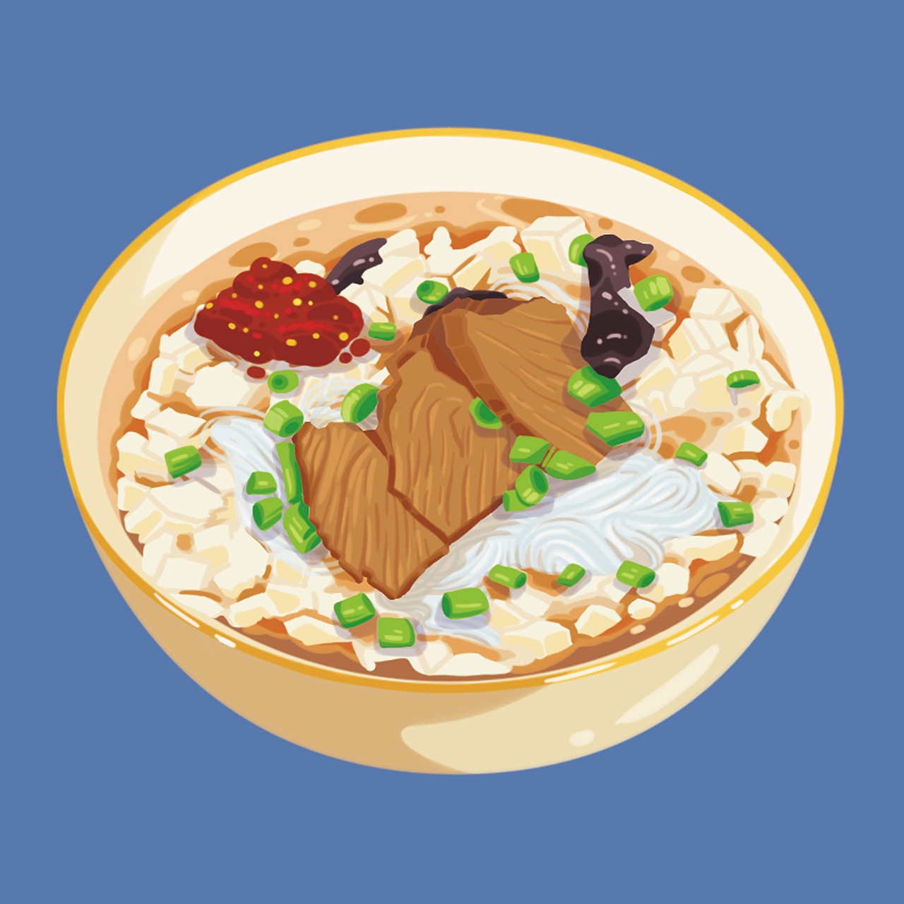 西安小吃羊肉泡馍