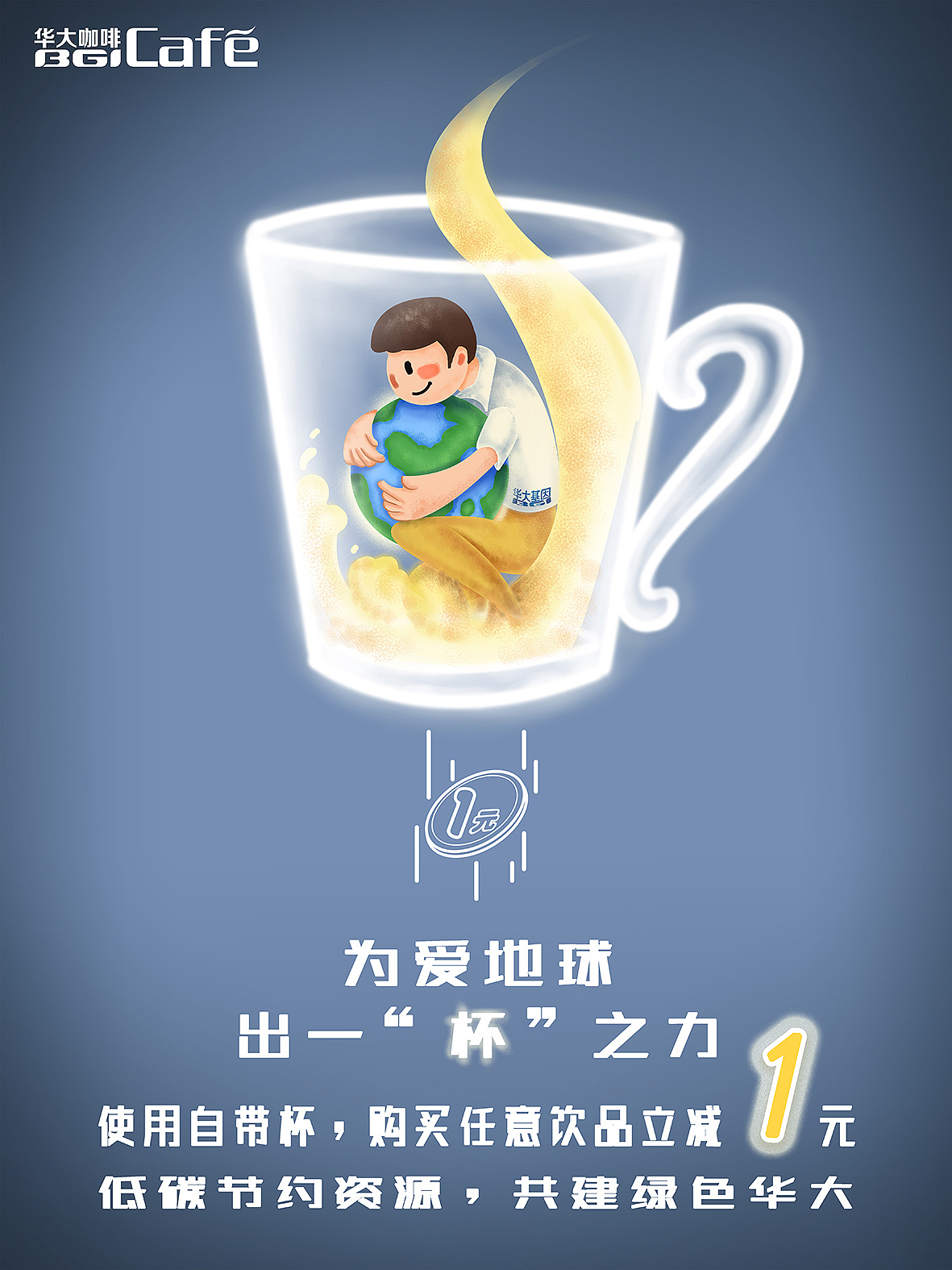 华大基因 世界地球日海报