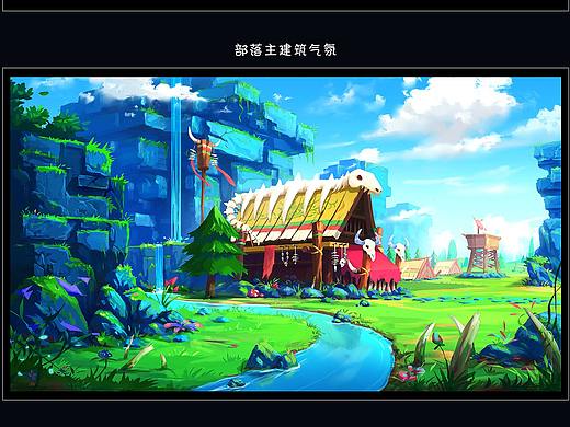 卡通原始部落设定