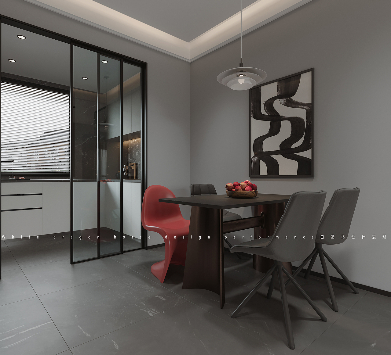 现代黑白灰||CR写实（图ZMjgxNDYyMTEy） - 家装设计 - 站酷设计师bingkele原创素材 - 站酷ZCOOL