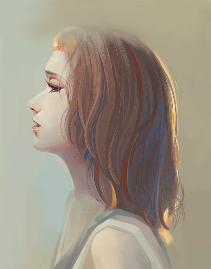 临摹美女（图ZNjQyNjIwNDA=） - 创作习作 - 站酷设计师王小妞家的王小妞原创素材 - 站酷ZCOOL