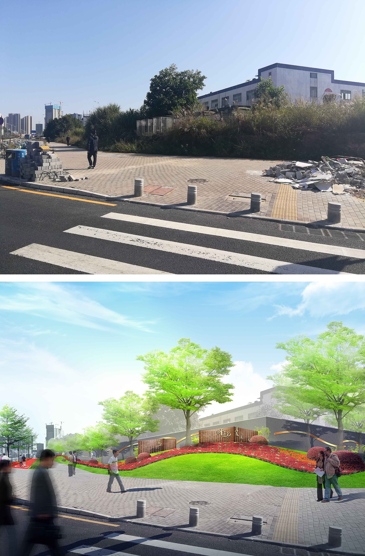 城市道路景观设计（图ZMTAzNzc2MDEy） - 建筑/空间 - 站酷设计师子与鱼的故事原创素材 - 站酷ZCOOL