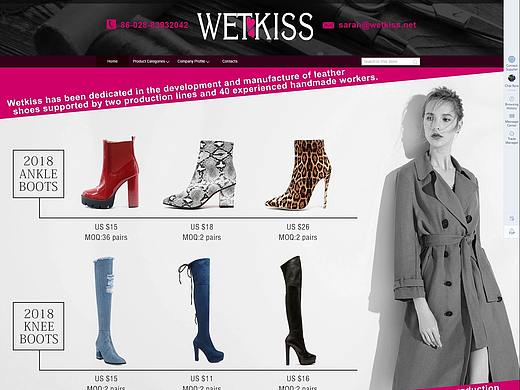 艾美时尚女鞋阿里巴巴国际站店铺设计（个人主页-ZNDQzMTQ3NzY=） - 电商 - 站酷设计师口味还是重的好原创素材 - 站酷ZCOOL