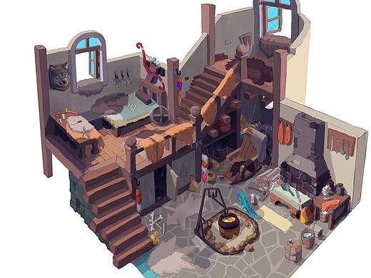 场景 室内设计图