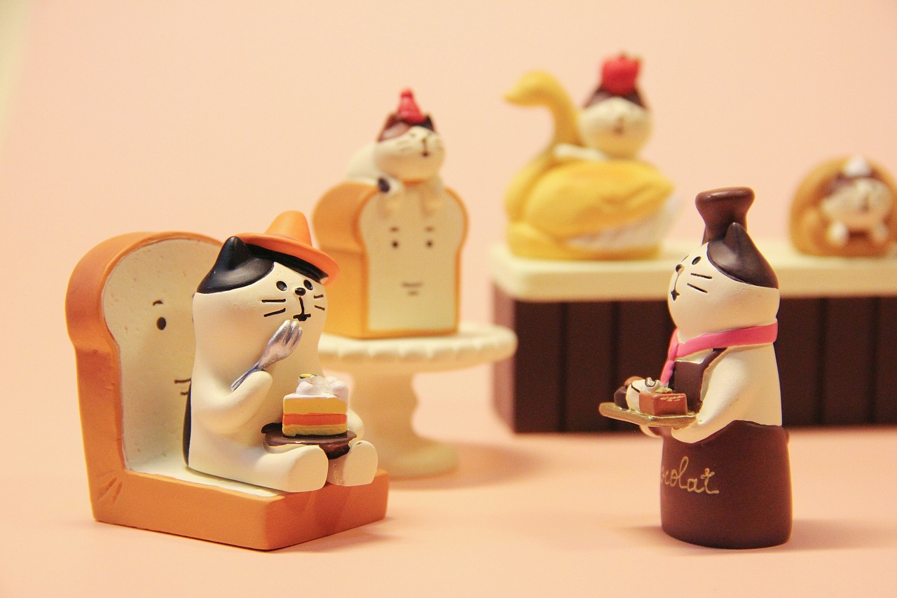 日式猫猫蛋糕店微摄影