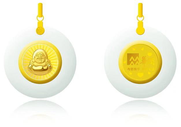 金镶玉.银行贵金属礼品定制.徽月珠宝原创设计