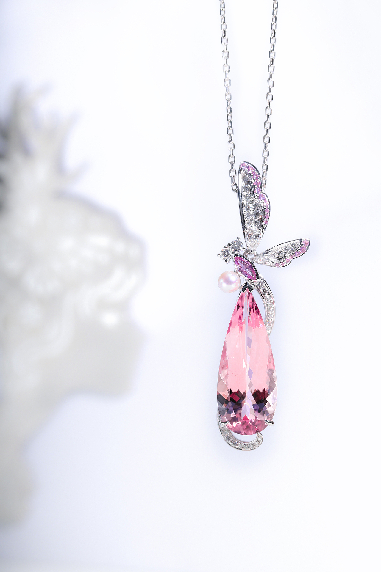 珠宝摄影——海蓝宝粉摩根 少女的感觉