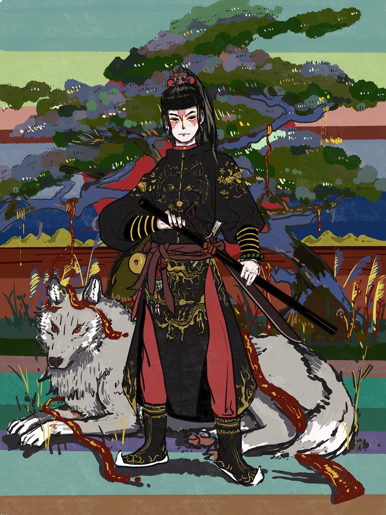 奎木狼（图ZMjUzNDkyODAw） - 概念设定 - 站酷设计师HeHelium原创素材 - 站酷ZCOOL