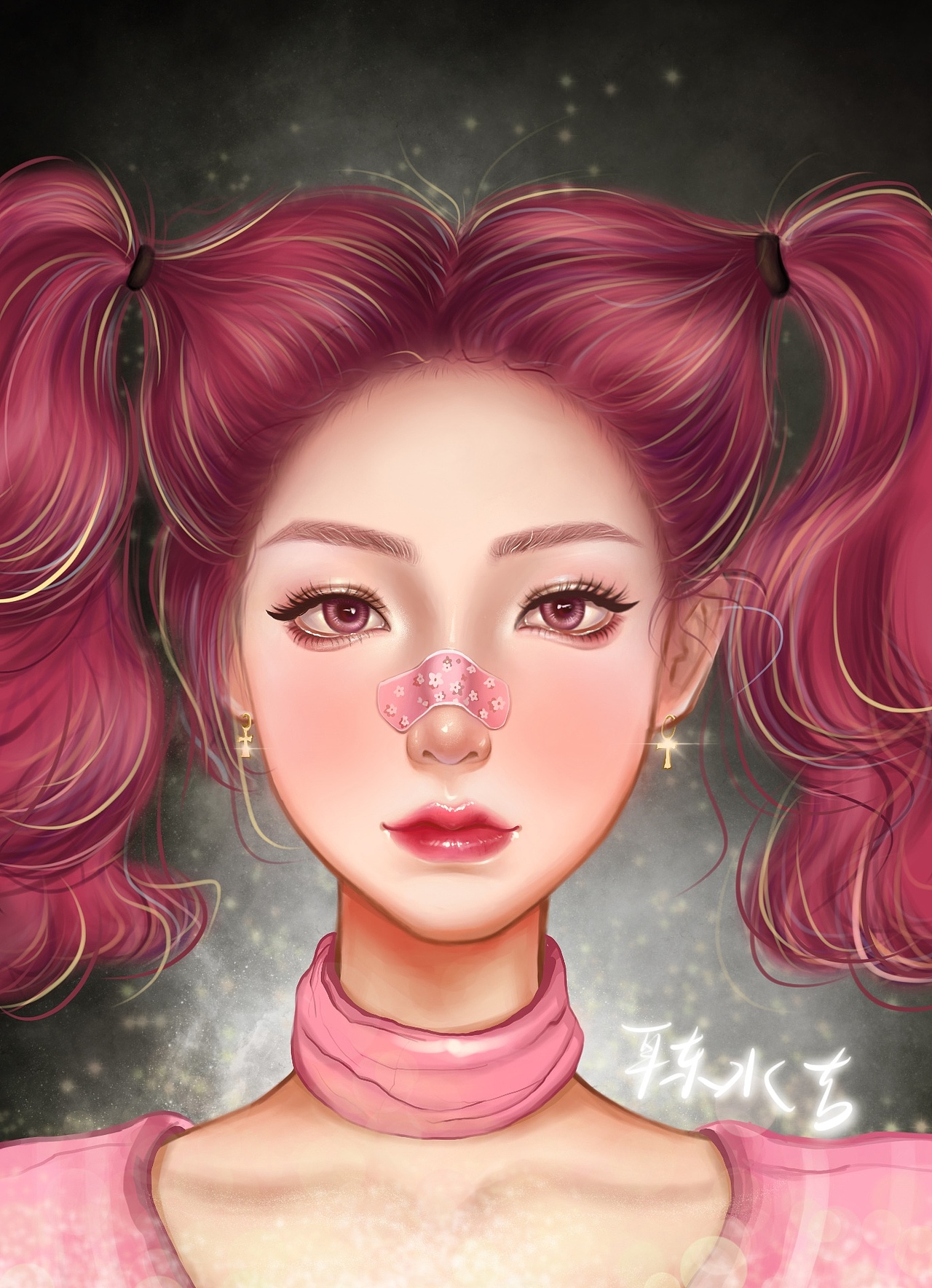 分享收藏毕业设计展《太空乐园》系列插画俊平大广赛故事性插画/简笔