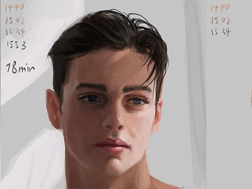 色彩頭像練習(xí)01（個(gè)人主頁(yè)-ZMzkxOTUyNDQ=） - 創(chuàng)作習(xí)作 - 站酷設(shè)計(jì)師Shinov原創(chuàng)素材 - 站酷ZCOOL