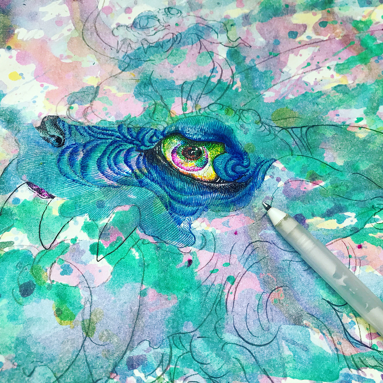 山海经异兽系列之诸犍