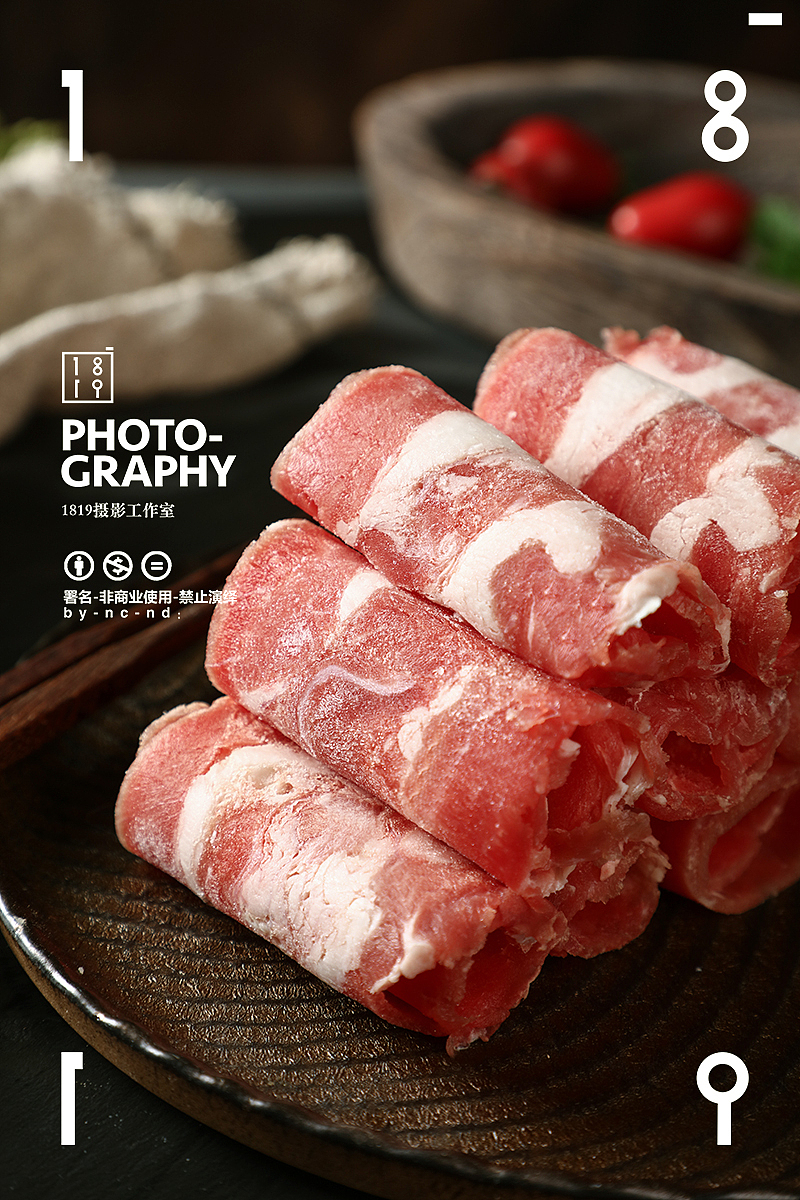 1819-生鲜 美食摄影 牛排鱼海鲜肉卷（图ZMjMxNzIwNzg0） - 产品摄影 - 站酷设计师1819摄影工作室原创素材 - 站酷ZCOOL