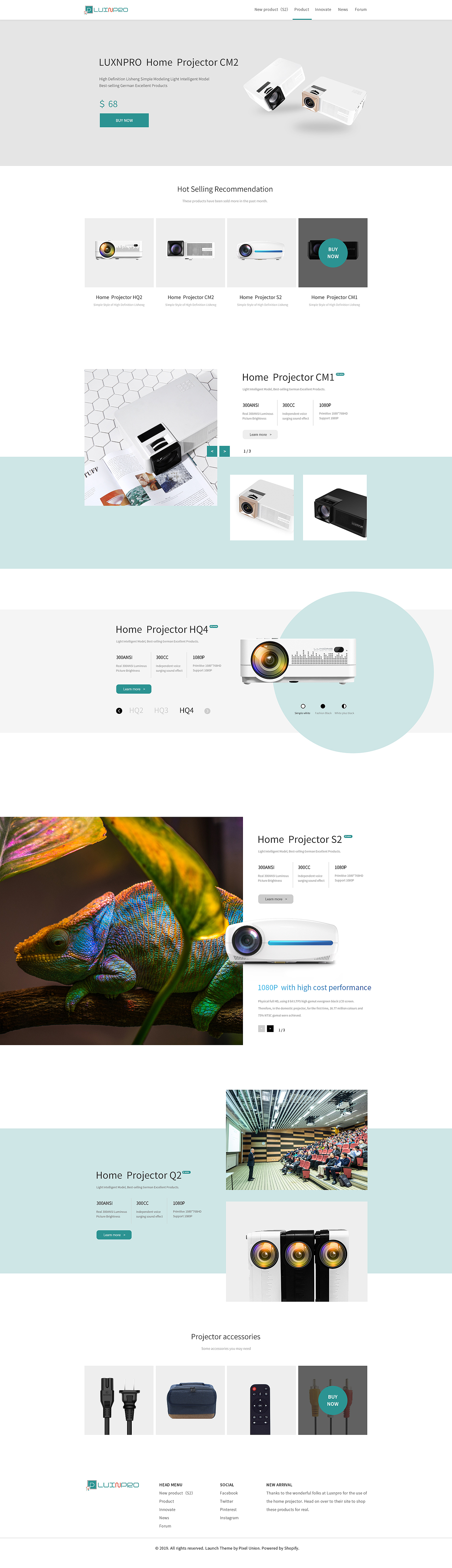 LUXNPRO官网（图ZMTcxNjE1Nzg4） - 企业官网 - 站酷设计师阿黄学妹丶原创素材 - 站酷ZCOOL