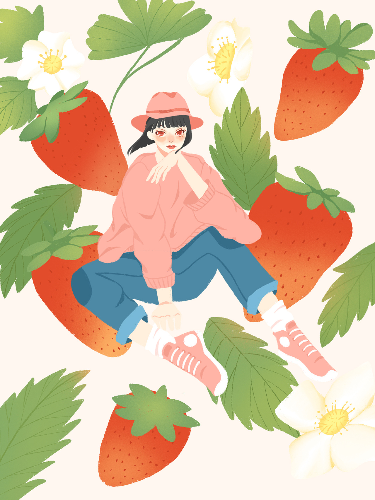 水果少女-根据水果创造的少女形象