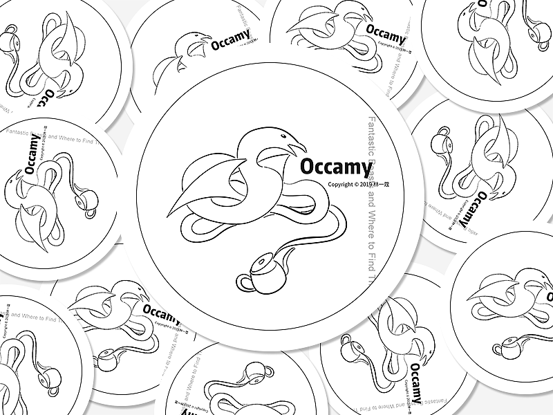 神奇动物在哪里系列简笔画（图ZMTU0MDEyNjY4） - 创作习作 - 站酷设计师林一蔻原创素材 - 站酷ZCOOL