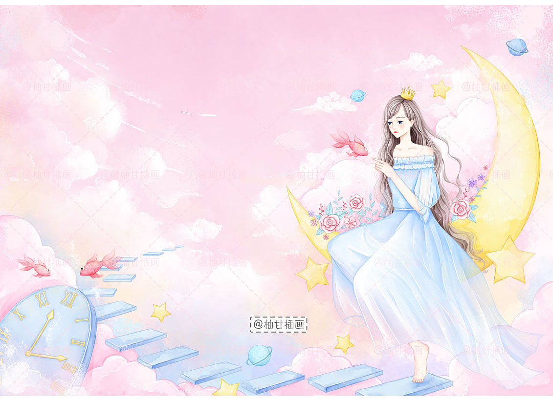 小清新插画合集2（图ZMjA5MDA5MDQ4） - 商业插画 - 站酷设计师柚甘原创素材 - 站酷ZCOOL