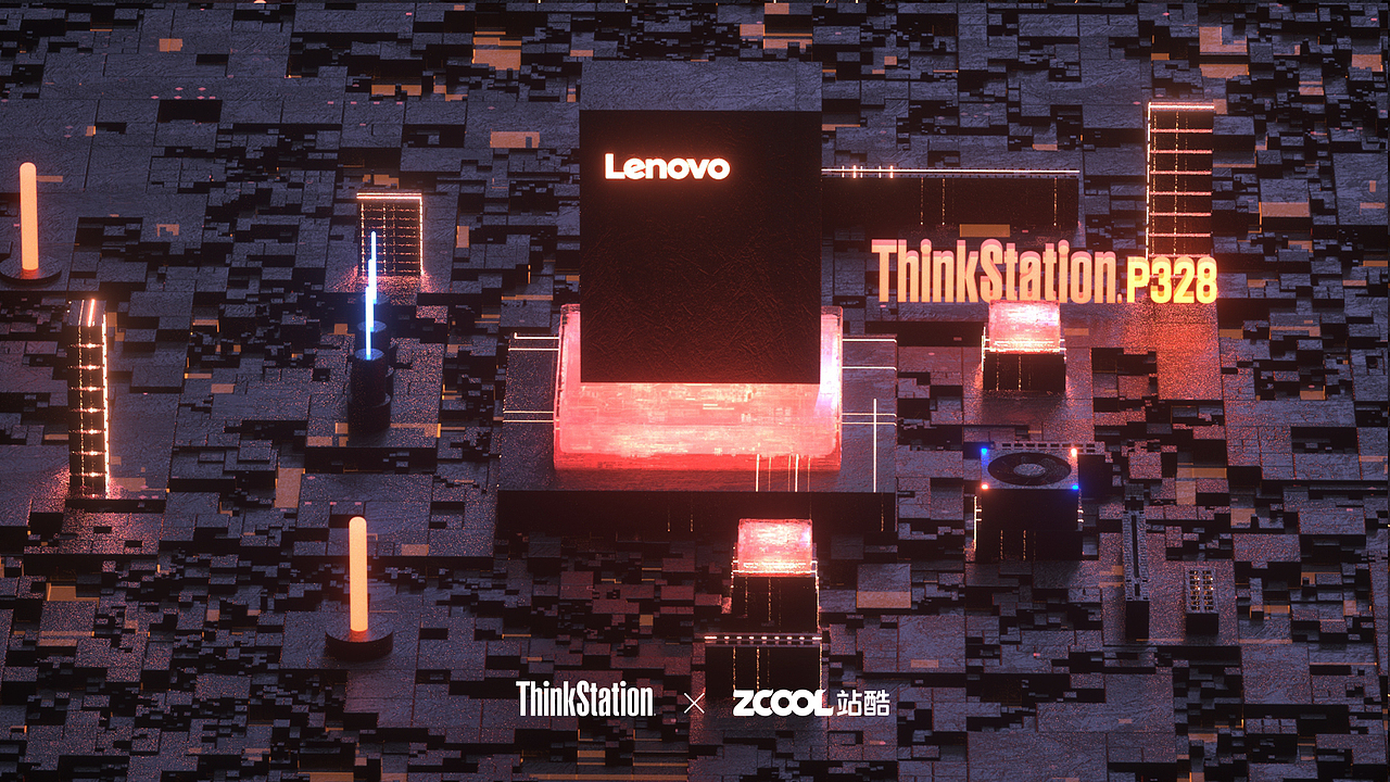 ThinkStation P328工作站-全站出击（图ZMTg4NDEwNzYw） - 海报 - 站酷设计师小明LittleMing原创素材 - 站酷ZCOOL