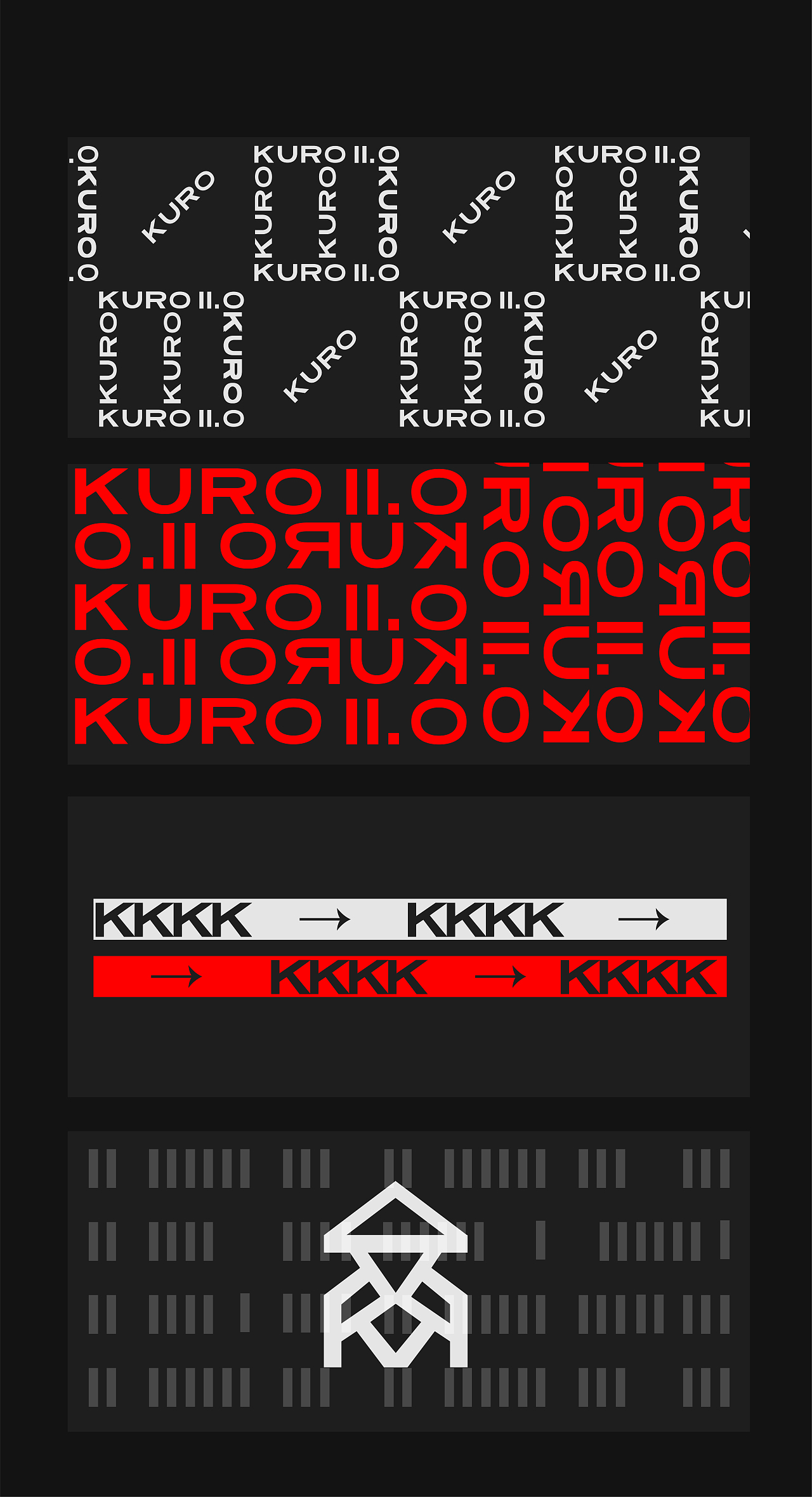 KURO 服装品牌 Brand design