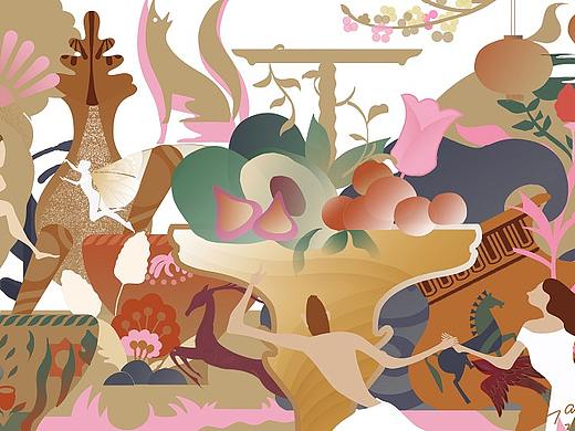 #my CLARINS 寻找天然好食肌# —— 神秘花园（个人主页-ZNTk0MzAyMjg=） - 海报 - 站酷设计师掏子taozi原创素材 - 站酷ZCOOL