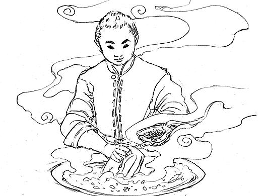 包装袋插画习作