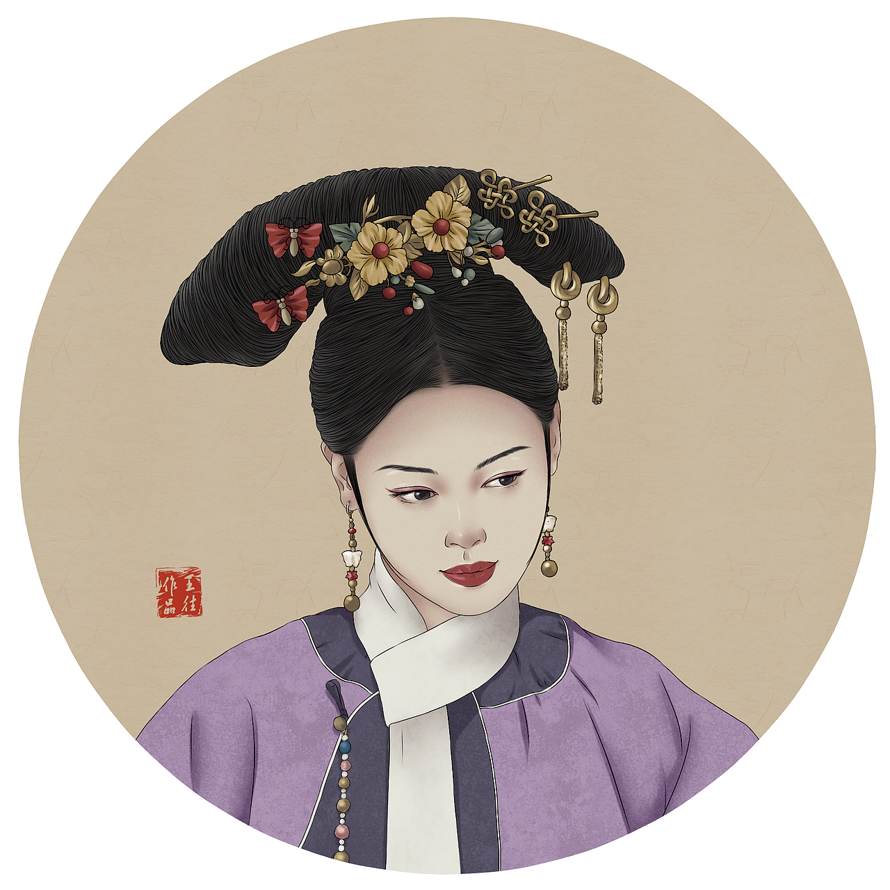 《如懿传》系列（图ZMTI3OTAzMjI0） - 创作习作 - 站酷设计师王往Robin原创素材 - 站酷ZCOOL
