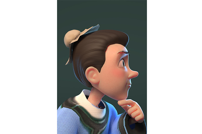 动画制作 卡通人物 卡通角色三维建模 maya 三维人物