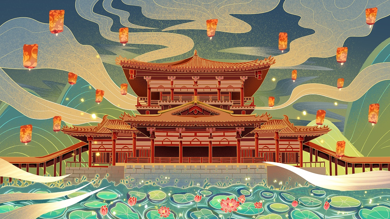 中国风作品|插画|商业插画|画画的阿城 - 原创作品 - 站酷 (zcool)
